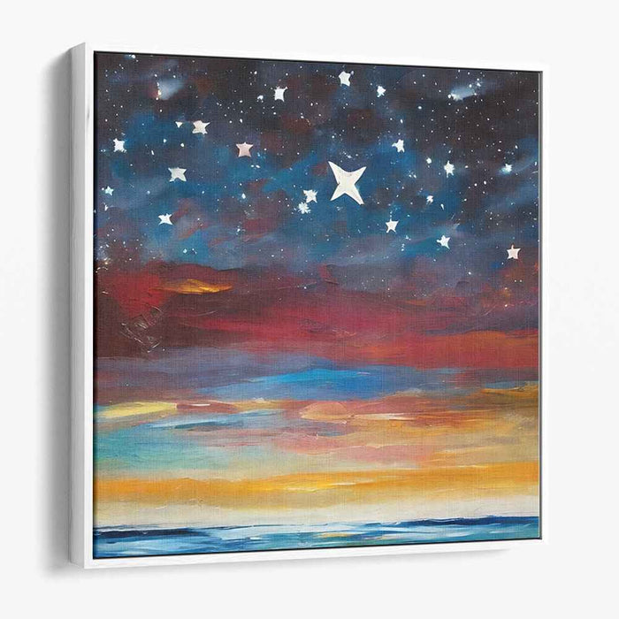 Celestial Orchestration: A Cosmic Symphony Canvas Art