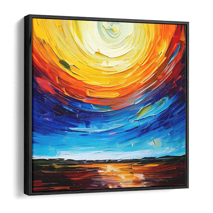 Fluid Currents: Dynamic Abstract Seascape Canvas Art