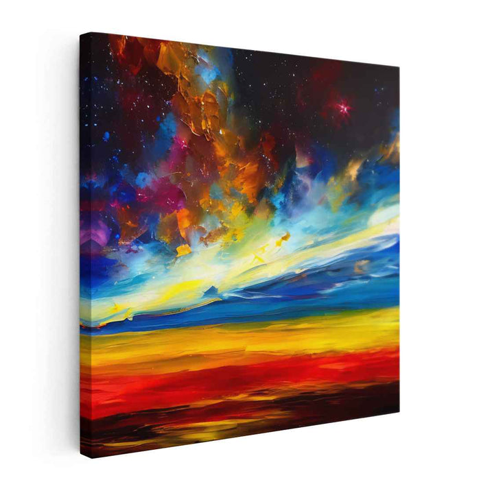 Colorful Harmonies: A Symphony of Colors Canvas Art Print