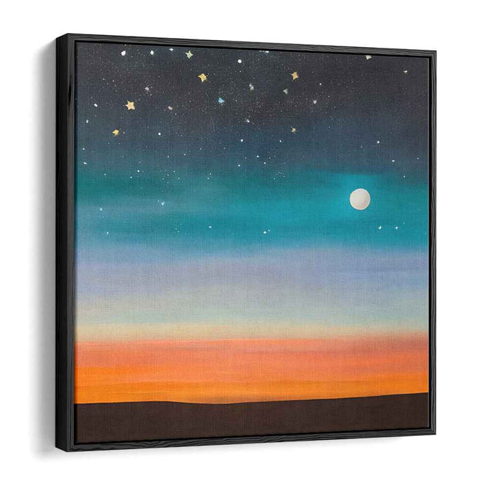 Twilight Serenity Canvas: Tranquil Sky and Sunset Canvas Art Print