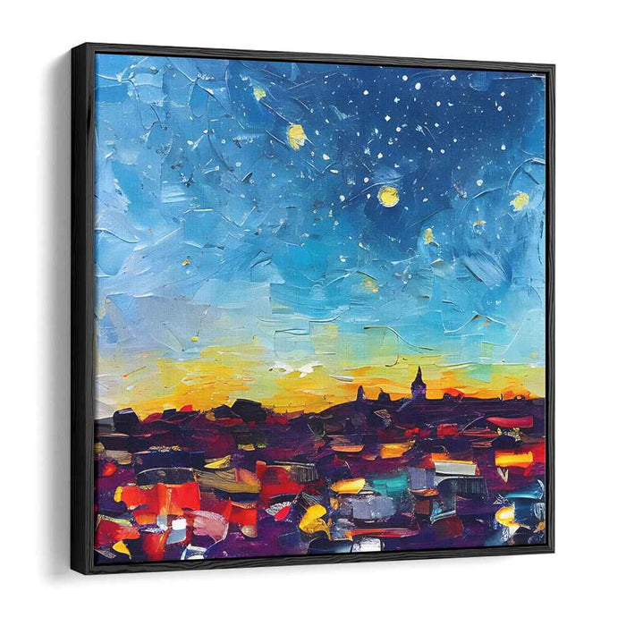 Twilight Tango Painting: A Vivid Journey from Dusk to Dawn Canvas Art