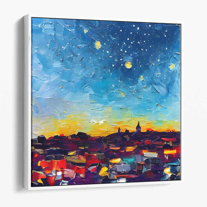 Twilight Tango Painting: A Vivid Journey from Dusk to Dawn Canvas Art