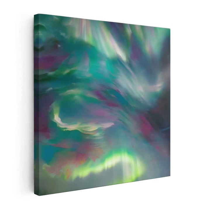 Chaos Unleashed Spectrum Dance: Abstract Expressionist Canvas Art with Vibrant Color Swirls