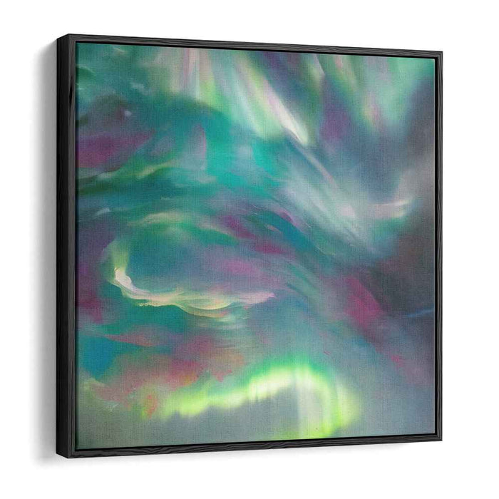 Chaos Unleashed Spectrum Dance: Abstract Expressionist Canvas Art with Vibrant Color Swirls