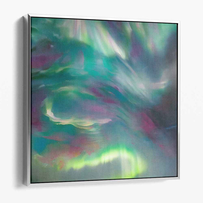 Chaos Unleashed Spectrum Dance: Abstract Expressionist Canvas Art with Vibrant Color Swirls