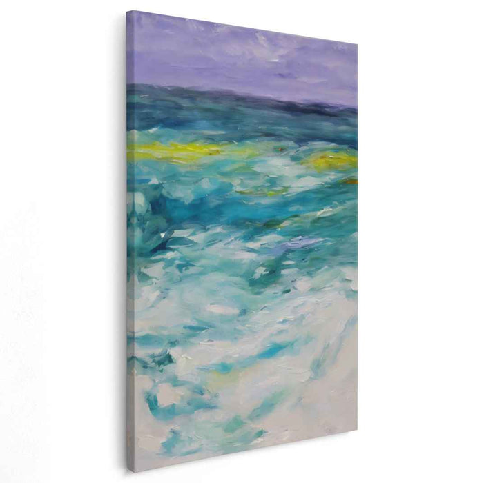 Shoreline Sonata: Coastal Impressions in Oil Canvas Art