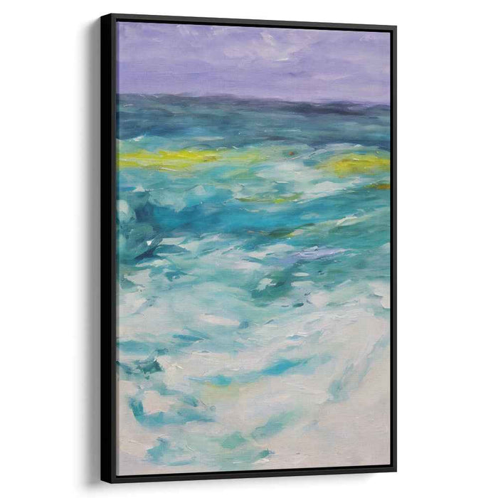 Shoreline Sonata: Coastal Impressions in Oil Canvas Art