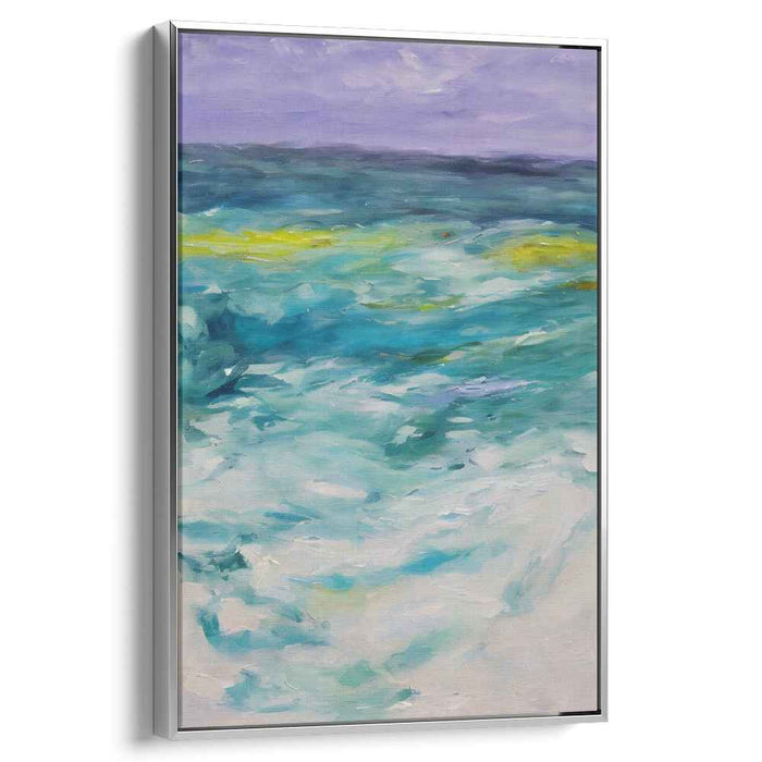 Shoreline Sonata: Coastal Impressions in Oil Canvas Art