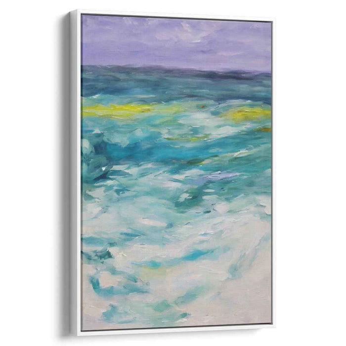 Shoreline Sonata: Coastal Impressions in Oil Canvas Art