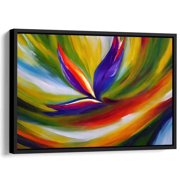Energetic Petals: A Burst of Abstract Color