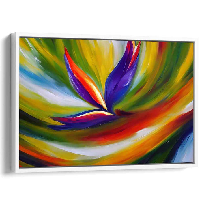 Energetic Petals: A Burst of Abstract Color