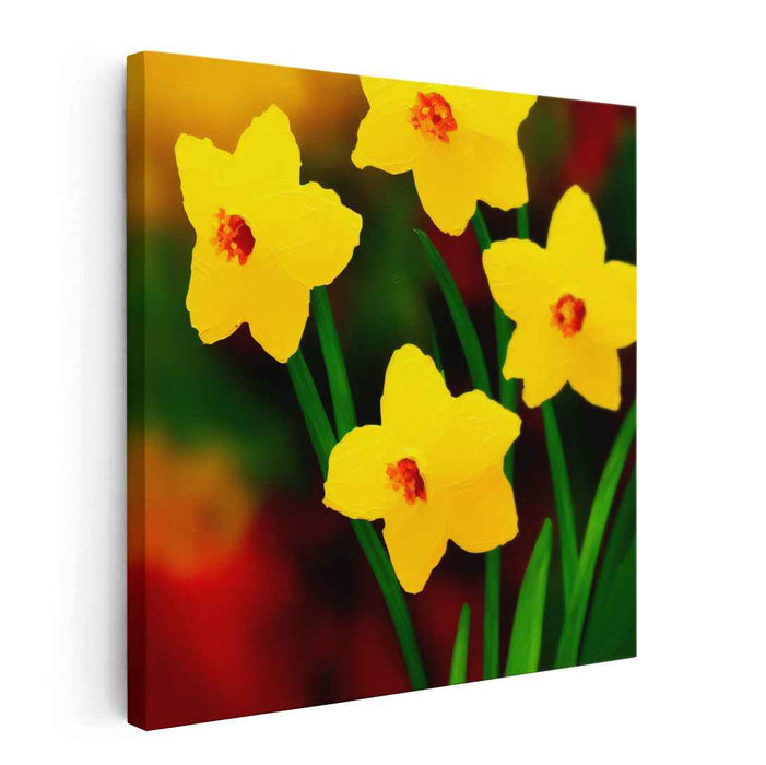 Abstract Daffodils #001
