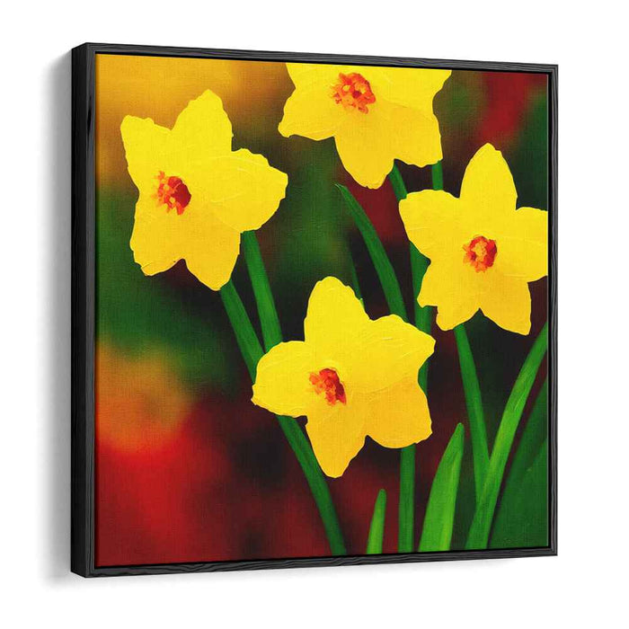 Abstract Daffodils #001