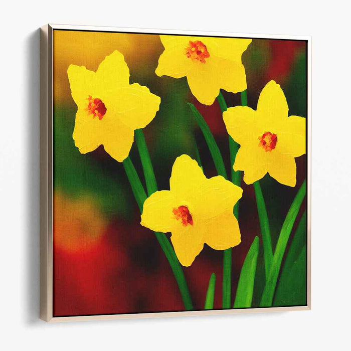 Abstract Daffodils #001