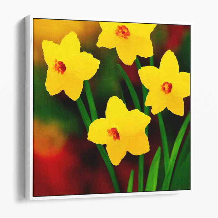 Abstract Daffodils #001