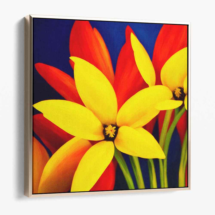 Abstract Daffodils #004