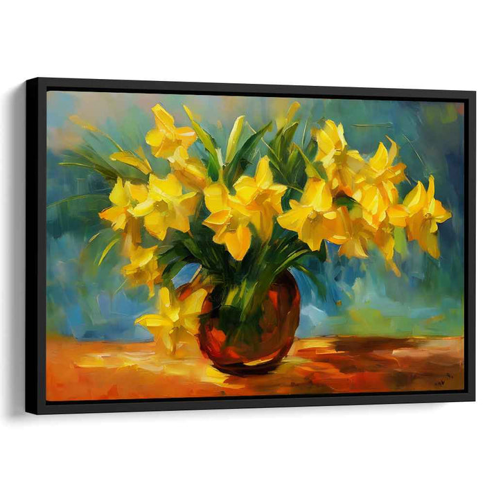 Floral Splendor: Vibrant Floral Canvas Art Print