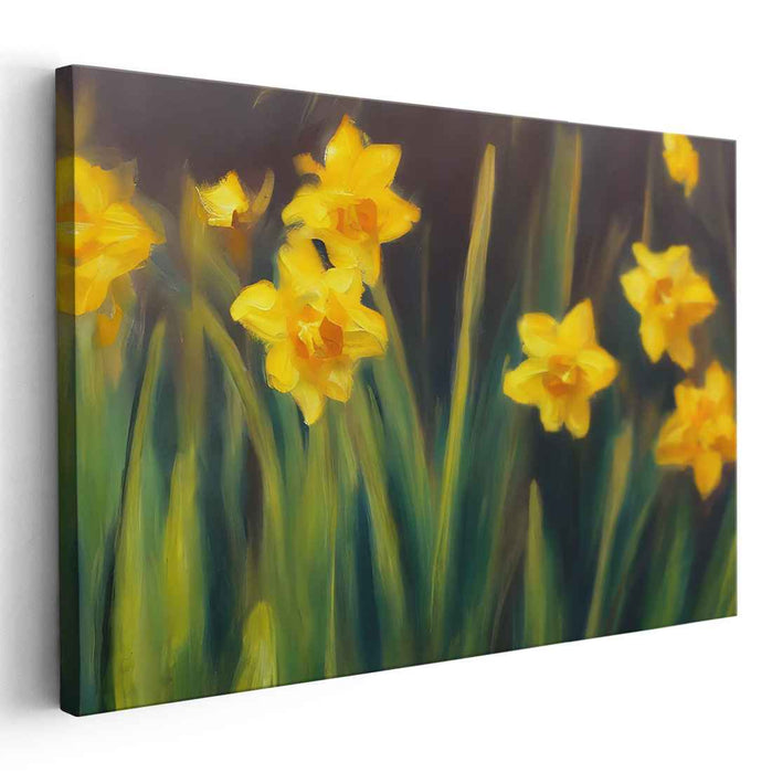 Golden Symphony Blossoms: Vibrant Daffodils in Bloom