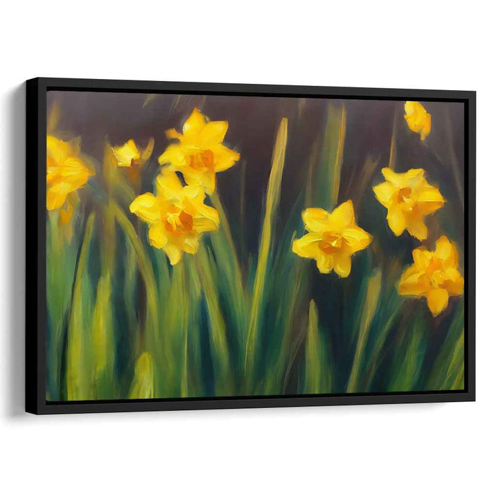 Golden Symphony Blossoms: Vibrant Daffodils in Bloom