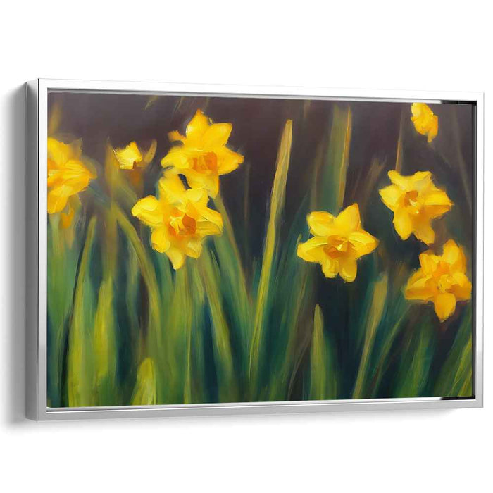 Golden Symphony Blossoms: Vibrant Daffodils in Bloom
