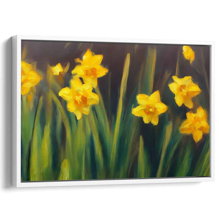 Golden Symphony Blossoms: Vibrant Daffodils in Bloom