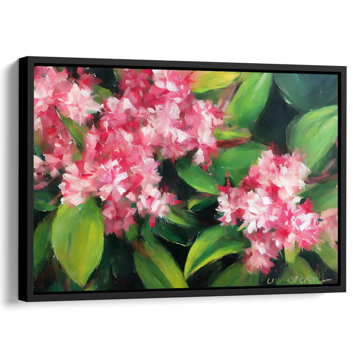 Floral Allegory: Vivid Floral Impressionist Canvas Art Print