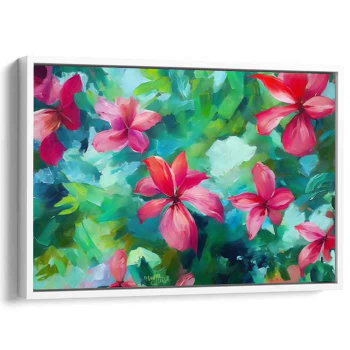 Abstract Tropical Flowers #121