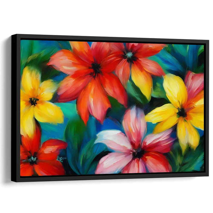 Abstract Tropical Flowers #129