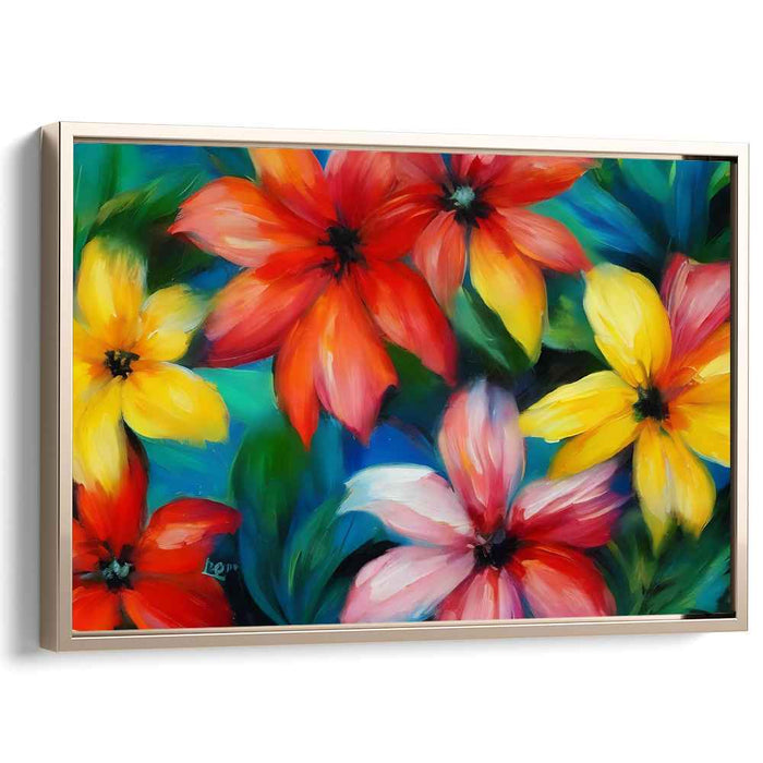 Abstract Tropical Flowers #129