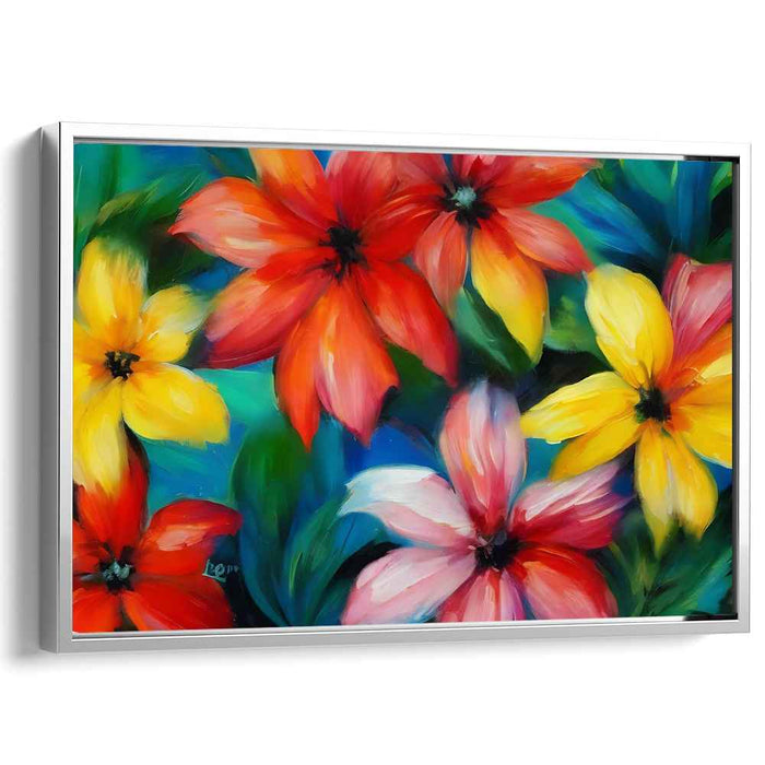 Abstract Tropical Flowers #129