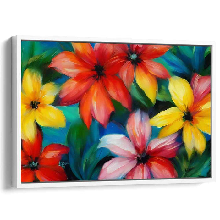 Abstract Tropical Flowers #129