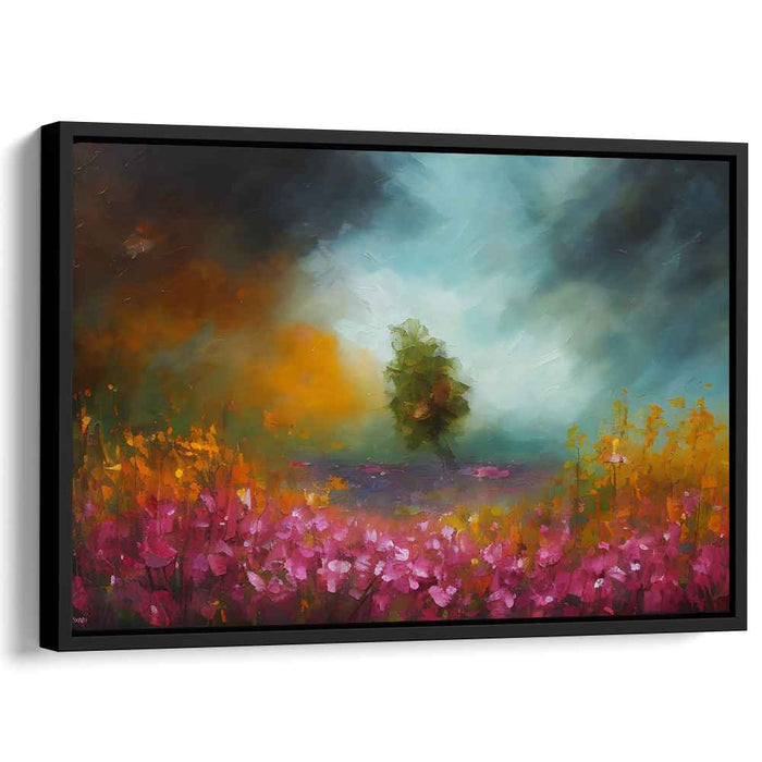 Ethereal Nature: Vivid Landscape Canvas Art Print
