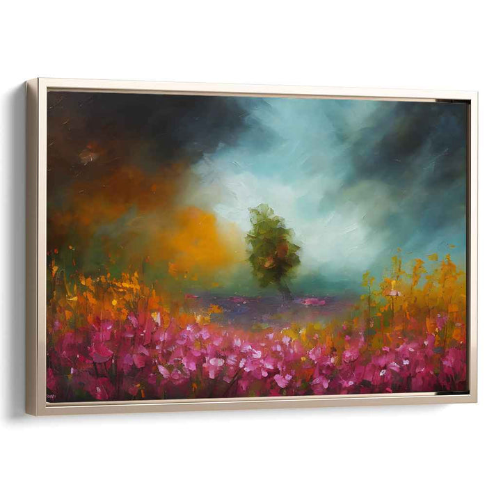 Ethereal Nature: Vivid Landscape Canvas Art Print