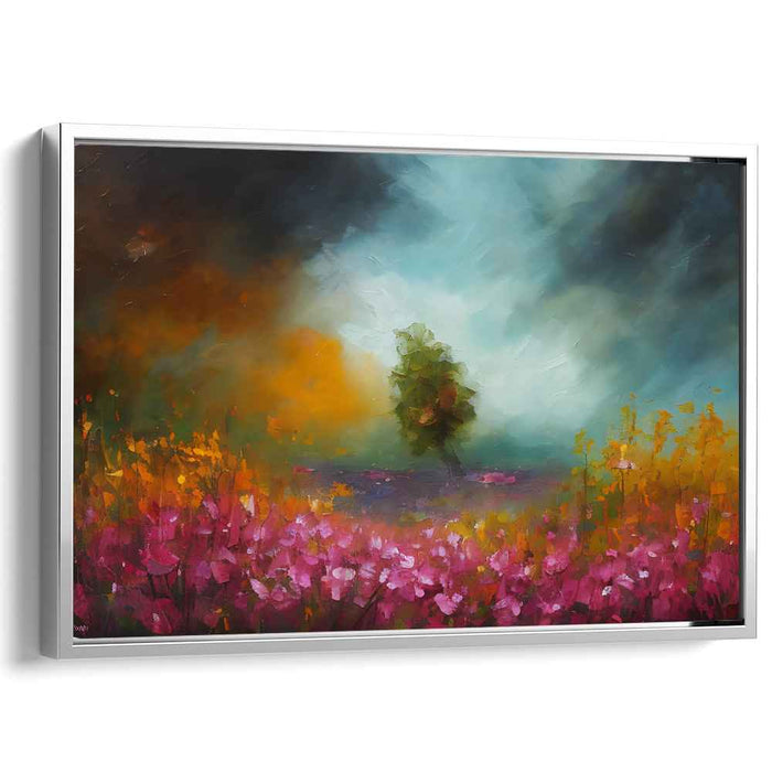 Ethereal Nature: Vivid Landscape Canvas Art Print