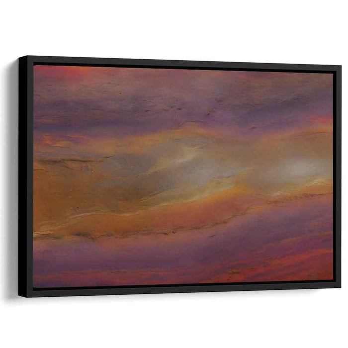 Colorful Echoes of Imagination: Abstract Expressionist Dreamscape Canvas Art Print