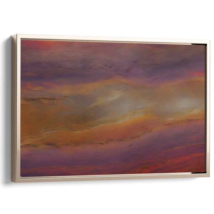 Colorful Echoes of Imagination: Abstract Expressionist Dreamscape Canvas Art Print