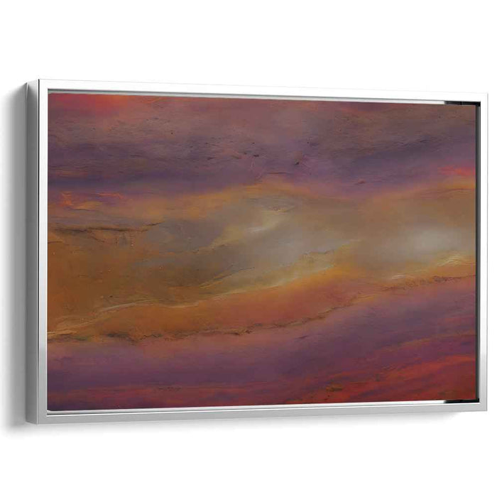 Colorful Echoes of Imagination: Abstract Expressionist Dreamscape Canvas Art Print