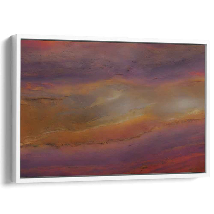 Colorful Echoes of Imagination: Abstract Expressionist Dreamscape Canvas Art Print