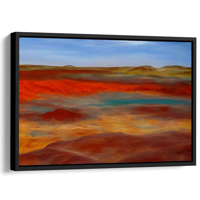 Martian Dreams: Surreal Desert Landscape Canvas Art Print