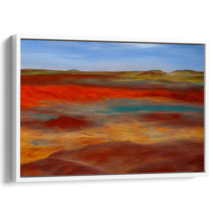 Martian Dreams: Surreal Desert Landscape Canvas Art Print