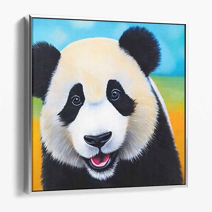 Wild Eyes Stare Back: Realistic Animal Portrait Canvas Art Print
