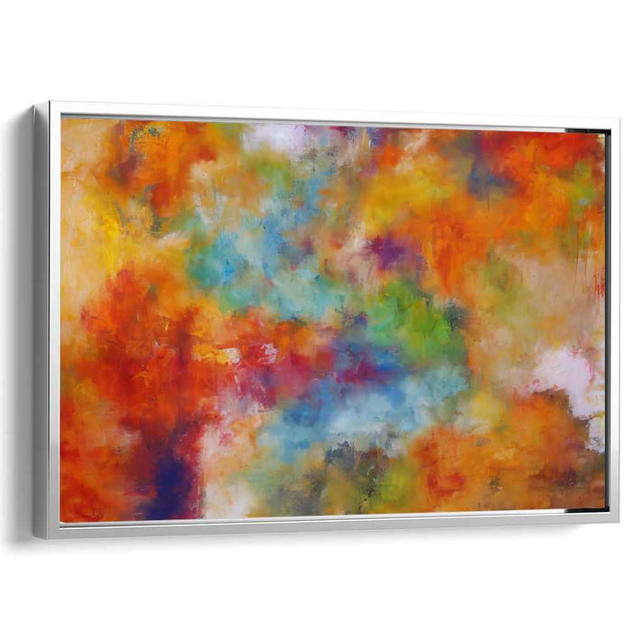 Energy Pulse: Dynamic Abstract Expressionist Canvas Art Print