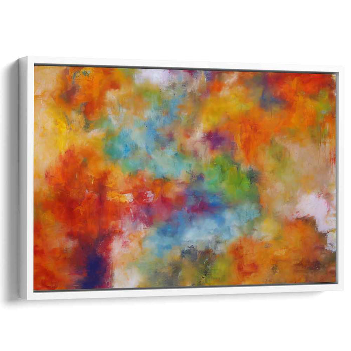 Energy Pulse: Dynamic Abstract Expressionist Canvas Art Print