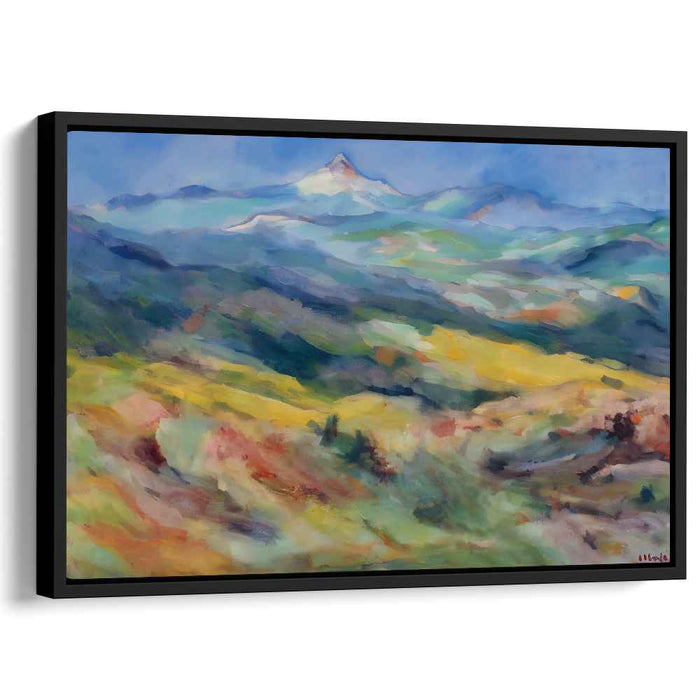 Infinite Brush Strokes: Impressionistic Landscape Canvas Art Print