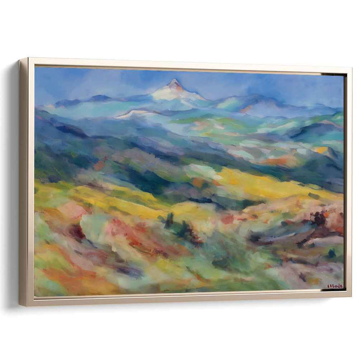 Infinite Brush Strokes: Impressionistic Landscape Canvas Art Print