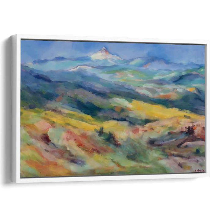 Infinite Brush Strokes: Impressionistic Landscape Canvas Art Print