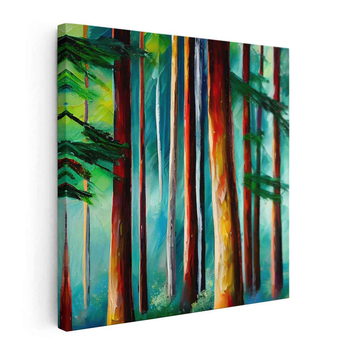 Abstract Pine Forest #022