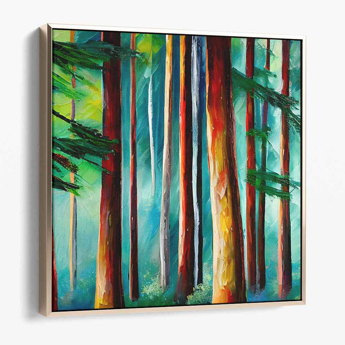 Abstract Pine Forest #022