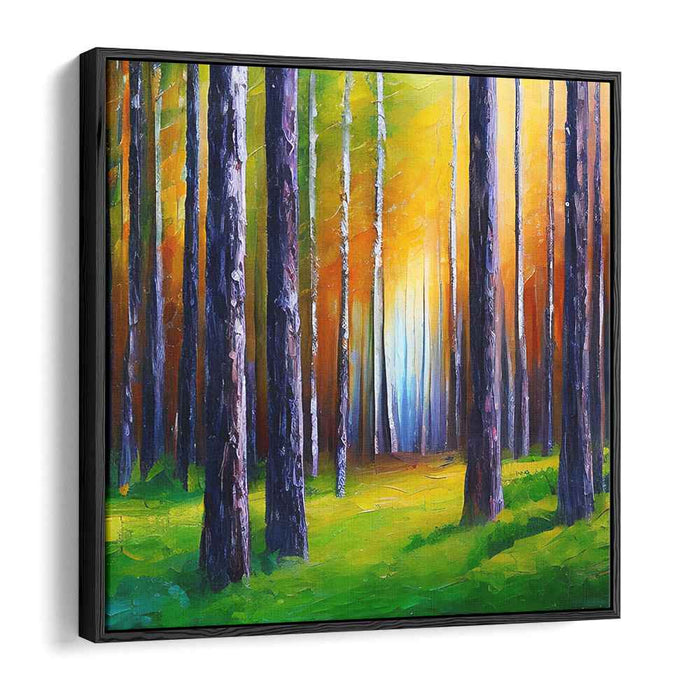 Twilight Reverie Dance: A Surreal Dawn Canvas Art Print