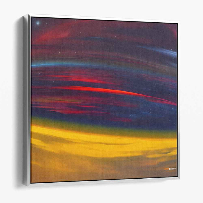 Chromatic Duet: A Symphony of Colors Canvas Art Print